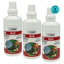 Kit 3 Alcon Labcon Acidificante Acid 100ml