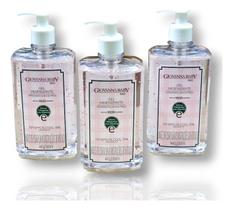 Kit 3 Álcool em Gel Higienizante Giovanna Baby Classic 500ml 70º - Higieniza e Hidrata com Suave Perfume