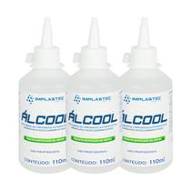 Kit 3 Álcool Isopropilico 110ml - 99,8% PCI Limpeza Eletrônica, Placas e Circuitos Kit 3 Álcool Isopropilico 110ml - 99,8% PCI Limpeza Eletrônica, Placas e Circuitos