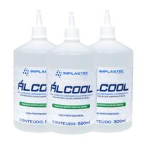 Kit 3 Álcool Isopropilico 500ml - 99,8% PCI Limpeza Eletrônica, Placas e Circuitos Kit 3 Álcool Isopropilico 500ml - 99,8% PCI Limpeza Eletrônica, Placas e Circuitos