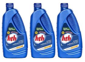 Kit 3 Algicida De Manutenção Previne Algas Hth Para Piscinas