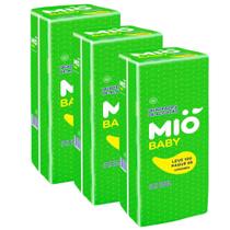 Kit 3 Algodão Mió Baby Quadrado Leve 100 Pague 85 Unidades