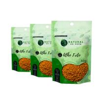 Kit 3 Alho Frito Granulado Sabor Marcante Premium Pouch 50g