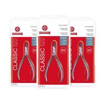 Kit 3 Alicate De Cutícula Classic 522 Mundial Profissional