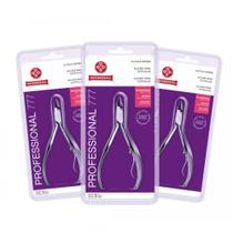 Kit 3 alicates de cutícula 777 professional inox Kit 3 alicates de cutícula 777 professional inox