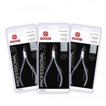 Kit 3 Alicates de Cutículas 722 premium inox Kit 3 Alicates de Cutículas 722 premium inox