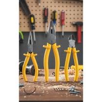 Kit 3 Alicates: Universal 8", Bico 6", Corte 6"