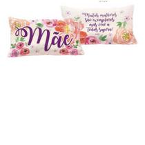 Kit 3 Almofada Retangular Mãe - Luz e Vida - Almofada Smilinguido