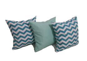 Kit 3 Almofadas Decorativas Cheias 45x45cm com zíper Kit 3 Almofadas Decorativas Cheias 45x45cm com zíper