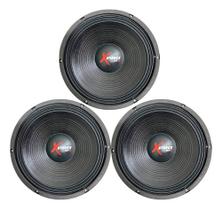 Kit 3 alto falante woofer etm exp 12 polegadas lt 250w 4 ohms