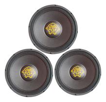 Kit 3 alto falante woofer kaos bass 12 polegadas 550w rms 4 ohms spyder
