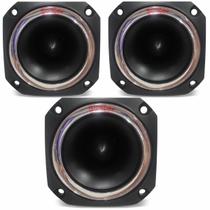 Kit 3 Alto Falantes Compacto Tweeters Bomber PST 001 150 Watts RMS 8 Ohms