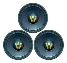 Kit 3 alto falantes compet woofer 12 pol 200w 4 ohms preto pp Kit 3 alto falantes compet woofer 12 pol 200w 4 ohms preto pp