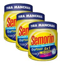 Kit 3 alvejante semorin oxy power pote 400g