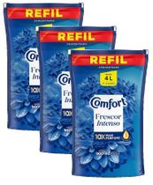 kit 3 Amaciante Comfort Frescura Intensa Doy Pack 900ML