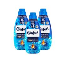 Kit 3 Amaciante Concentrado Comfort Intense Cuidado Essencial 1L
