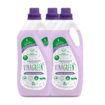 Kit 3 Amaciante de Roupas Campos de Lavanda Vinagreen 2 Litros