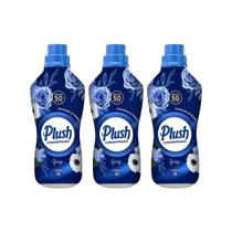 Kit 3 Amaciante de Roupas Concentrado Spring Plush Sanol 1L