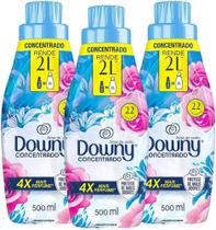 Kit 3 Amaciantes de Roupas Concentrado Downy 500ml Brisa de Verão