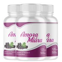 kit 3 AMORA MIU RA 360 cápsulas 500mg 3 frascos x 120 caps