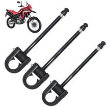 Kit 3 antena pra guidao corta pipa 6 estagios preto retratil