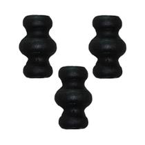 Kit 3 Anuetos N12 Ferro Fundido para Grade e Portão 6cm Preto Kit 3 Anuetos N12 Ferro Fundido para Grade e Portão 6cm Preto