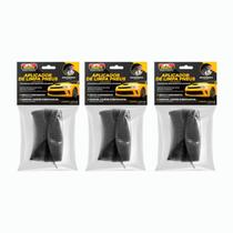 Kit 3 Aplicador de Limpa Pneus Pretinho Reutilizável Proauto