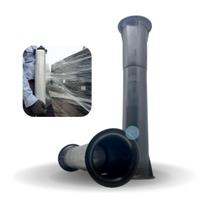 Kit 3 Aplicador Manual Para Filmete Stretch Sem Tubete Preto