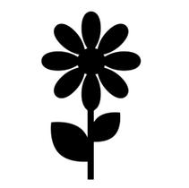 Kit 3 Apliques Mdf tres flores margarida Quadro Decoração c/ fita dupla face aplique