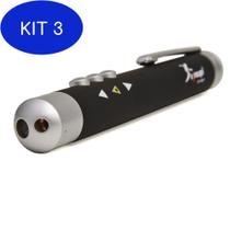 Kit 3 Apontador A Laser Kp-8001