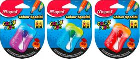 Kit 3 Apontador Color Peps 2 Furos - Sortidos - Maped