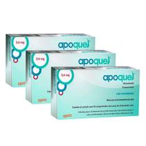 Kit 3 Apoquel 3,6mg Solução Dermatológica 20 Comprimidos