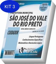 Kit 3 Apostila São José Do Vale Do Rio Preto - Cuidador