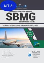 Kit 3 Apostila SBMG-PR 2019 - Auxiliar de Operações Aeroportuárias