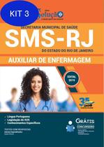 Kit 3 Apostila SMS-RJ 2019 - Auxiliar de Enfermagem