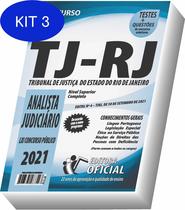 Kit 3 Apostila Tj Rj - Analista Judiciário