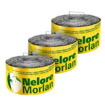 Kit 3 Arame Farpado Nelore Fio 16 1,60mm 250kgf 500m