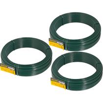 Kit 3 Arame Revestido Pvc Verde Bwg 16 1,65mm Vonder