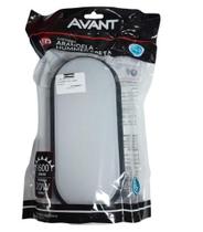 Kit 3 Arandela Tartaruga 20w Preto Luz Branca 6500k Avant