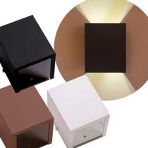 Kit 3 Arandelas Efeito 2 Focos Parede Muro Externa Ar1210 Kit 3 Arandelas Efeito 2 Focos Parede Muro Externa Ar1210