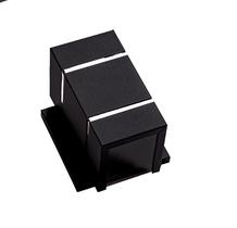 Kit 3 Arandelas Preto 2 Focos 2 Frisos Base Parede Ar1512