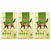 Kit 3 Areia Biodegradável Higienica Grãos Finos 12kg Gatos