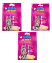 Kit 3 Areia Higiênica Bob Esconde 2kg Mandioca Neutra Kit 3 Areia Higiênica Bob Esconde 2kg Mandioca Neutra