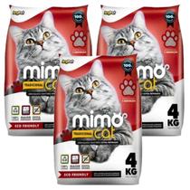 Kit 3 Areia Higienica Para Gatos Mimo Cat Total 12kg