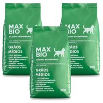 Kit 3 Areia para Gato Biodegradável Mandioca Max Bio 6kg