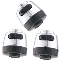 Kit 3 Arejador Bico com 2 jatos para torneira gourmet Kit 3 Arejador Bico com 2 jatos para torneira gourmet