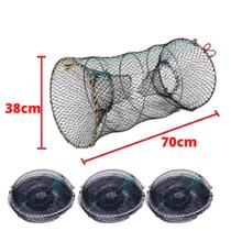 Kit 3 Armadilha Covo Retratil Tipo Mola Traíra Piau Camarão Vários Tamanhos