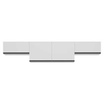 Kit 3 Armários De Cozinha Aéreos 4 Portas Veneza Multimóveis Mp2151 Branco/preto Branco/preto Kit 3 Armários De Cozinha Aéreos 4 Portas Veneza Multimóveis Mp2151 Branco/preto Branco/preto