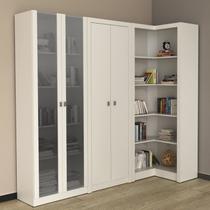 Kit 3 Armários Multiuso de Escritório