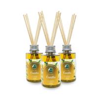 Kit 3 Aromatizador Ambiente Difusor Vanilla Baunilha Linha Inspire Perfume Calmante Casa Escritório Fragrância 200ml, Pantanal Aromas